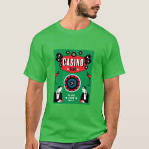 Casino Gambling Poker Roulette  T-Shirt