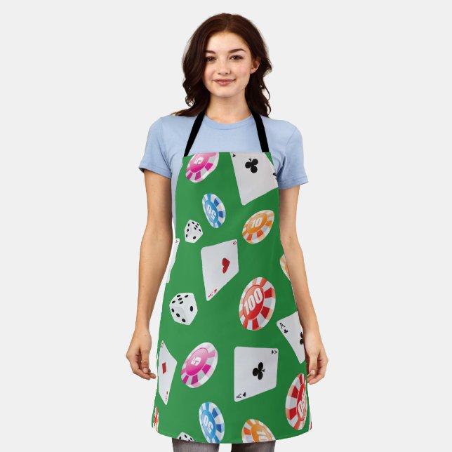 Casino, Games accessories pattern 4 Apron (Worn)