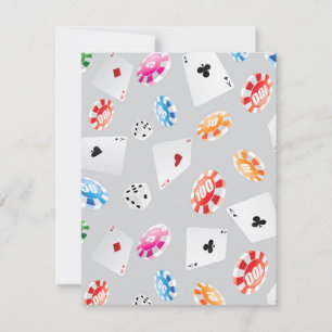 Casino, Games accessories pattern 8 Card