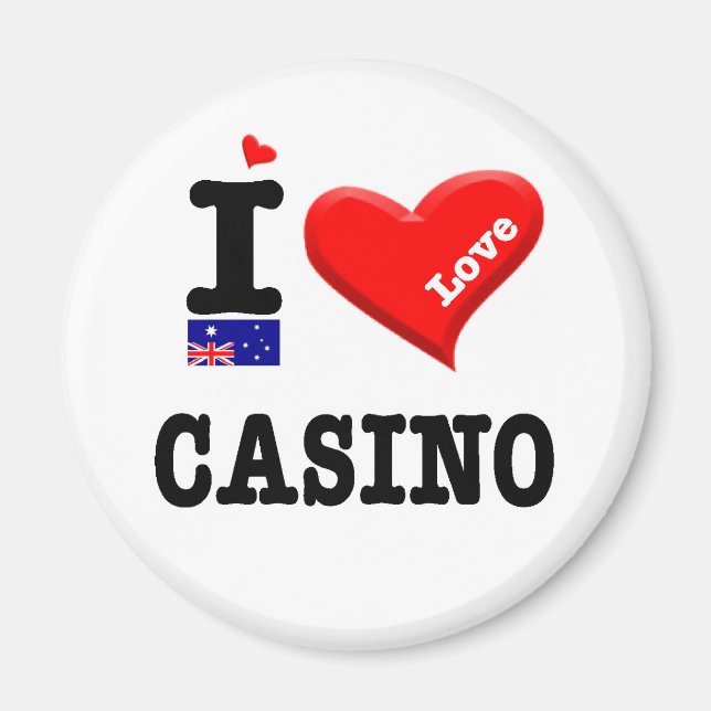 CASINO - I Love Magnet (Front)