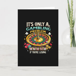 Casino Las Vegas Lucky Slot Machine Gambling Lover Card