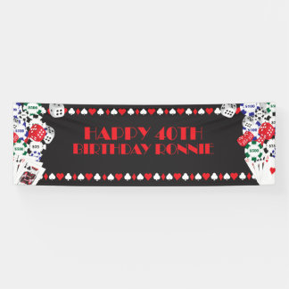 Casino / Las Vegas Night - Adult Party - Banner