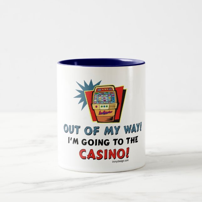 Casino Lovers Two-Tone Coffee Mug (Center)