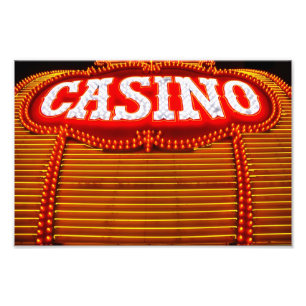 Casino Marquee in Carson City Photo Print