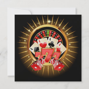 Casino Night Invitation