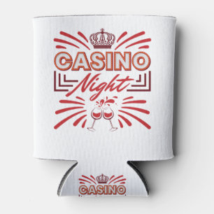 Casino Night Party Gambling Lover Can Cooler