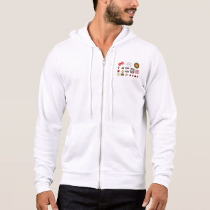 Casino Night Slot Machine Poker Lucky 7s Hoodie