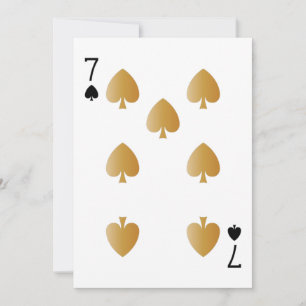 Casino Party Playing Card 7