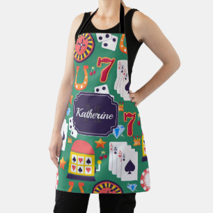 Casino Pattern Apron