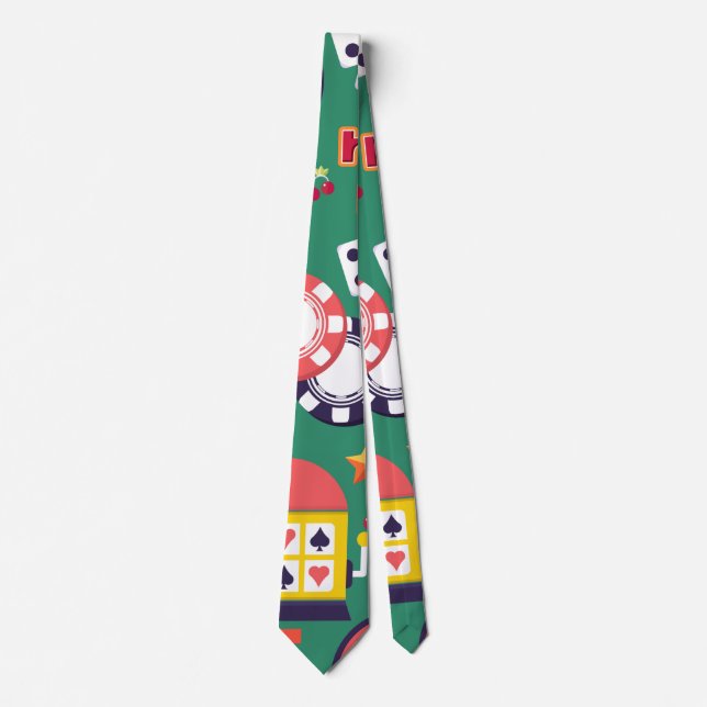 Casino Pattern Tie (Front)