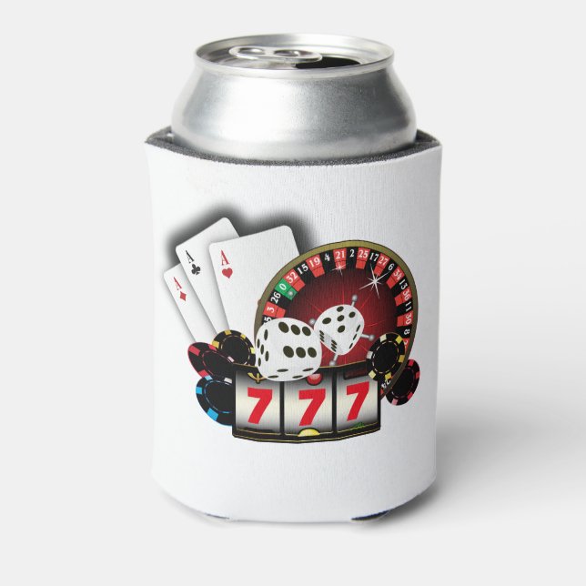 casino, poker, adult item can cooler (Can Back)