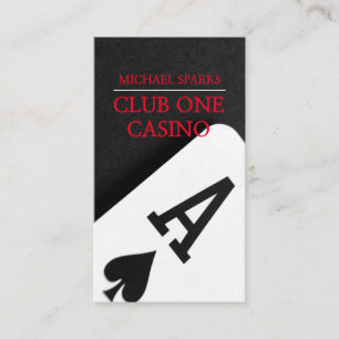 Casino, Poker, Dealer, Entertainment, Magician Business Card