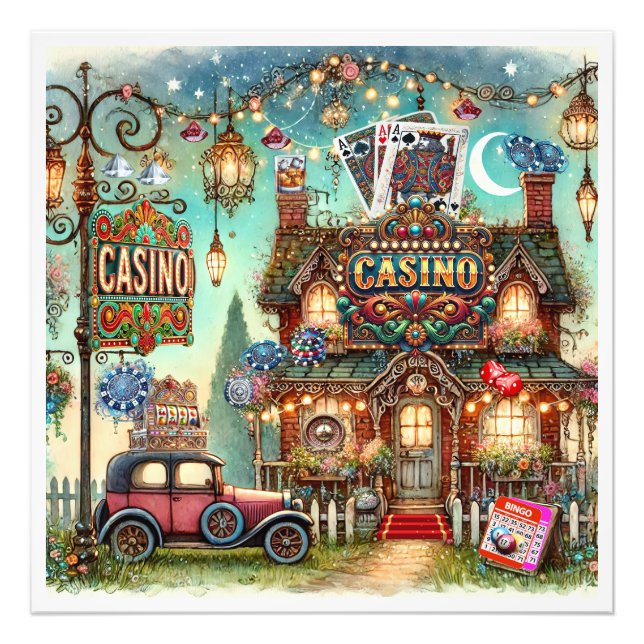 CASINO PRINT  (Front)