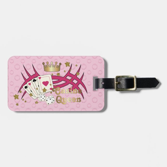 Casino Queen Luggage Tag (Front Horizontal)
