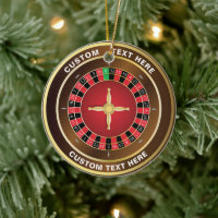 Casino Roulette Wheel Personalised Christmas