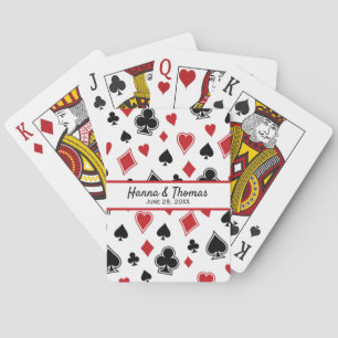 Casino Theme Las Vegas Wedding Thank You Favour Playing Cards