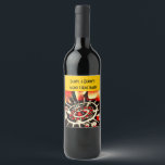 Casino Theme Party Wine Label<br><div class="desc">Personalised  casino theme wine or sparkling wine labels. Colourful design.</div>