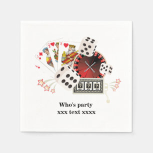 casino, vegas, poker, gambling, adult napkins