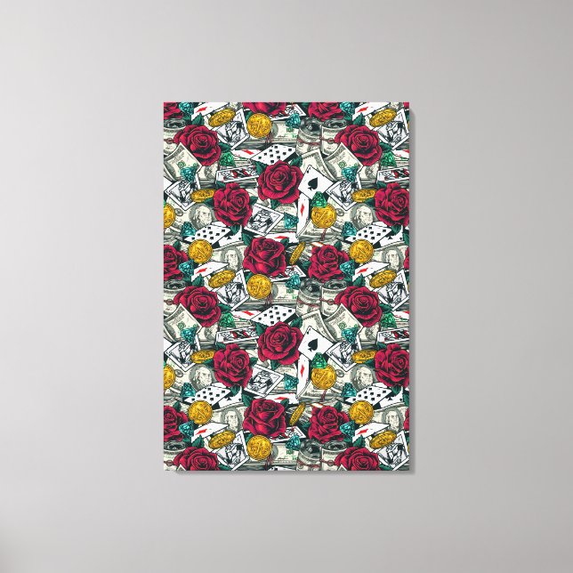 Casino Vibes Canvas Print (Front)