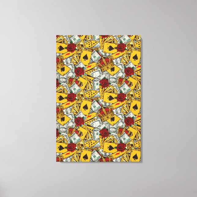 Casino Vibes Canvas Print (Front)