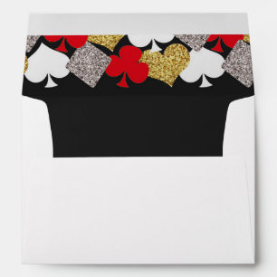 Casino Wedding Pattern Envelopes Las Vegas