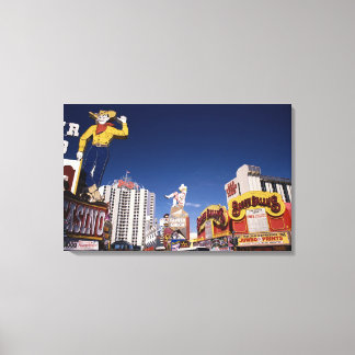 Casinos and hotels in Las Vegas Canvas Print