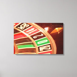 Casisno Roulette Wheel Canvas Print