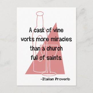 Cask of Miracles Postcard