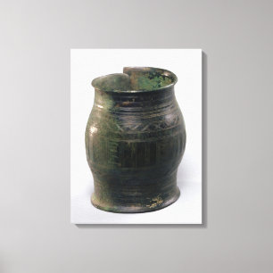 Cask shaped armband, Hallstatt Culture Canvas Print