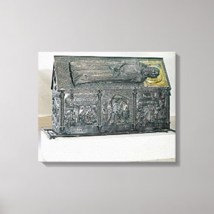 Casket containing the remains of St. Simeon Canvas Print