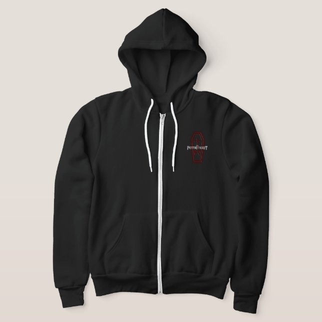 Casket Logo Zipper Hoodie (Laydown)