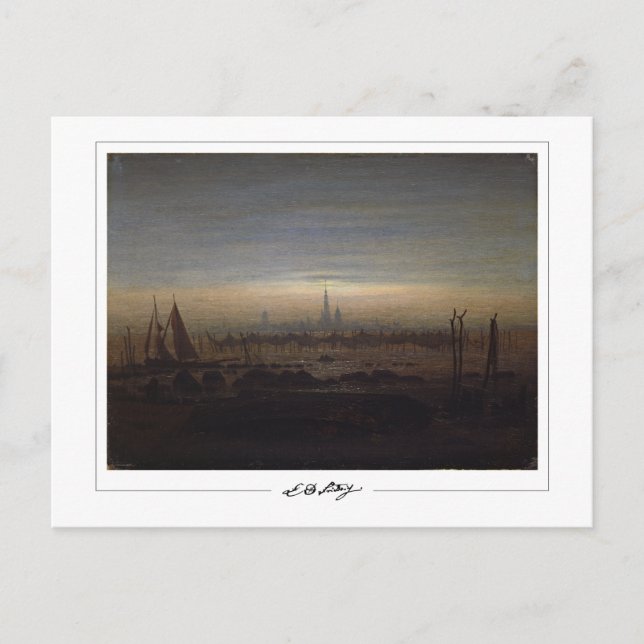 Caspar David Friedrich #14 - Fine Art Postcard (Front)