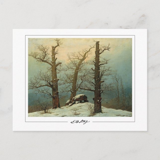 Caspar David Friedrich #6 - Fine Art Postcard (Front)