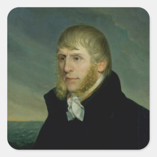 Caspar David Friedrich c.1810-20 Square Sticker