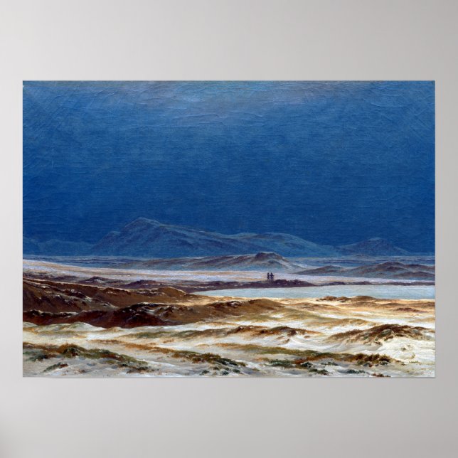 Caspar David Friedrich Northern Landscape, Spring Poster (Front)