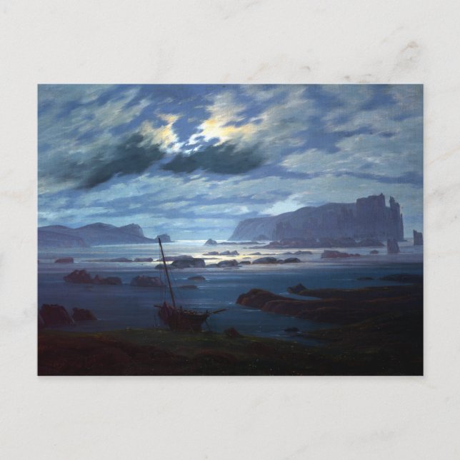 Caspar David Friedrich Northern Sea Postcard (Front)