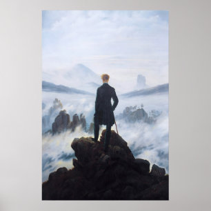 Caspar David Friedrich Print Wanderer Above the