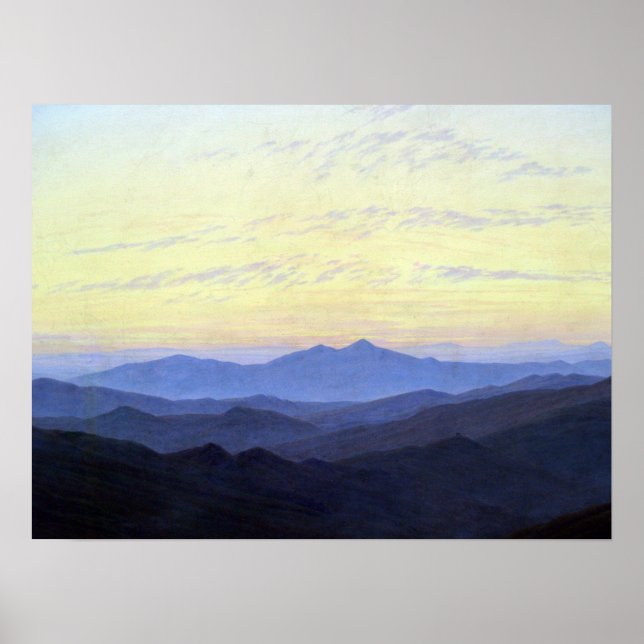 Caspar David Friedrich Riesengebirge Poster (Front)