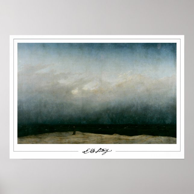 Caspar David Friedrich Zedign Art Poster #20 (Front)