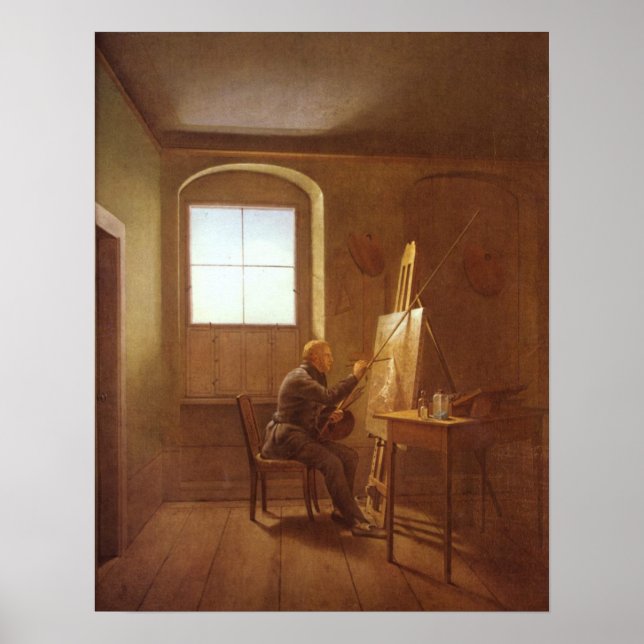 Caspar David Friedrich's Studio Poster (Front)
