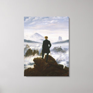 CASPAR FRIEDRICH The Wanderer Above the Sea of Fog Canvas Print