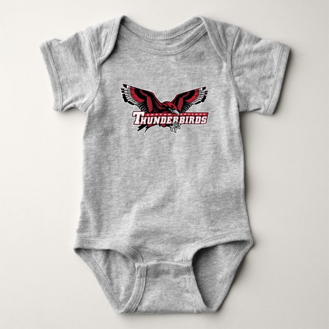 Casper College Thunderbirds Baby Bodysuit (Front)