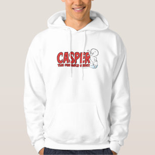 Casper the Friendly Ghost Red Logo 2 Hoodie