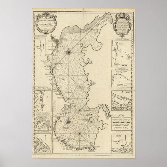 Caspian Sea and Asia 2 Poster (Front)