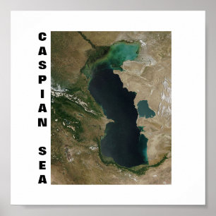 Caspian Sea Poster