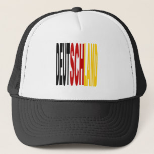 casquette trucker  blanc noir DEUTSCHLAND Hat
