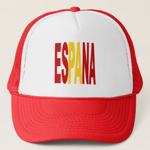 casquette trucker  blanc rouge ESPANA Hat