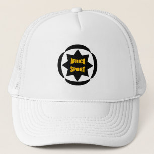 Casquette Trucker blanche  AFRICA  SPORT Hat