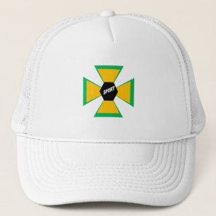 Casquette Trucker blanche  BRAZIL  SPORT Hat