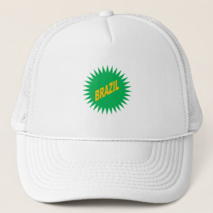 Casquette Trucker blanche SOLEIL BRAZIL Trucker Hat